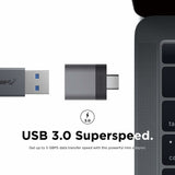 Mini Aluminum USB-C to USB 3.0 Female Mini Adapter [2 Colors]