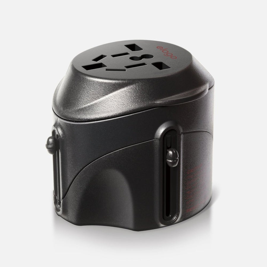 Tripshell International All-in-One Travel Plug Adapter With Surge Protection