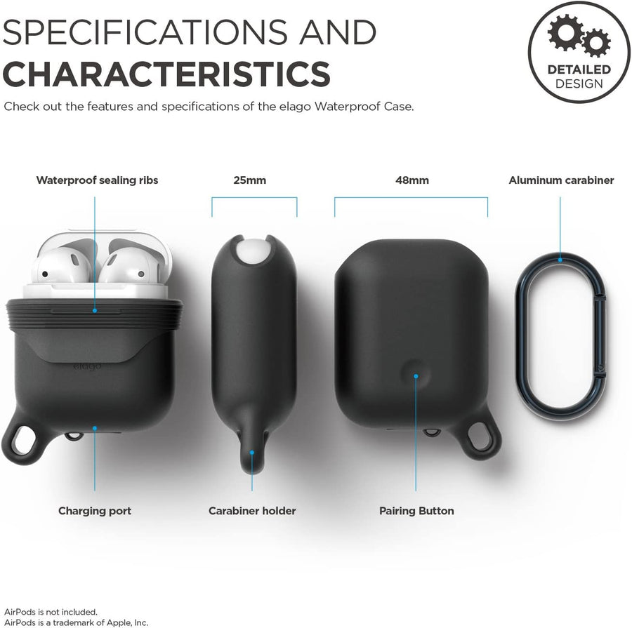 Waterproof Hang Case for AirPods 1 & 2