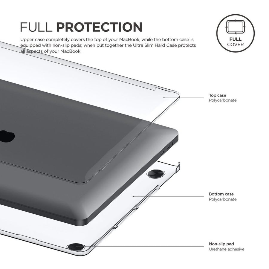 Ultra Slim Hard Case - Macbook Pro 15 inch with/without Touch Bar [Clear]