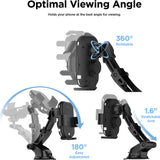 Wireless Car Charger with Auto-Clamping Car Mount