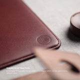 Genuine Leather Mouse Pad with magnetic cable management [3 Colors]