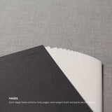 Handcrafted Notebook 40 Sheets, 6mm Lined, 4pcs [3 Sizes]