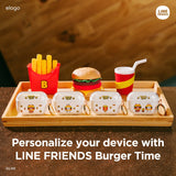 LINE FRIENDS | elago Burger Time Clear Case [4 Styles]