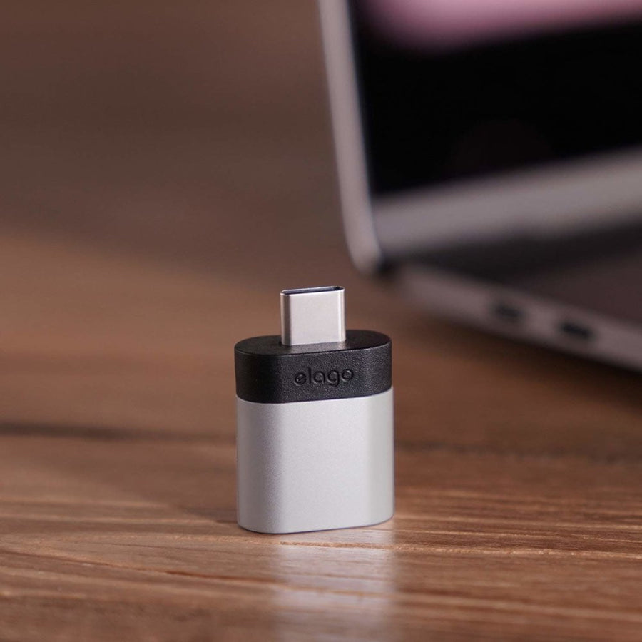 Mini Aluminum USB-C to USB 3.0 Female Mini Adapter - 2 Sets [2 Colors]