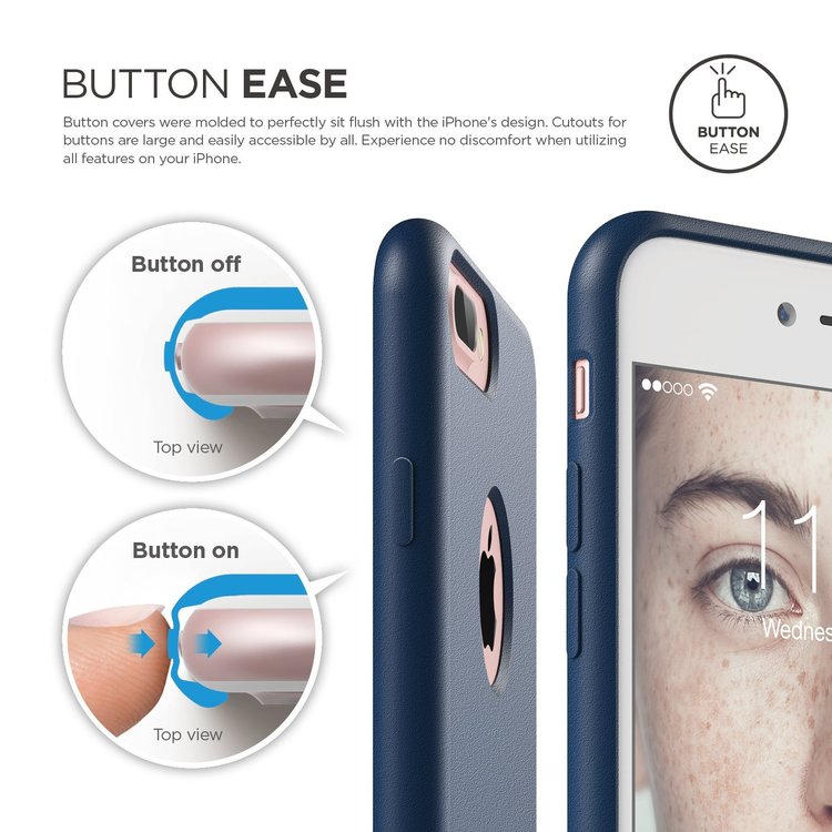 Slim Fit Soft Case for iPhone 7 Plus [3 Colors]