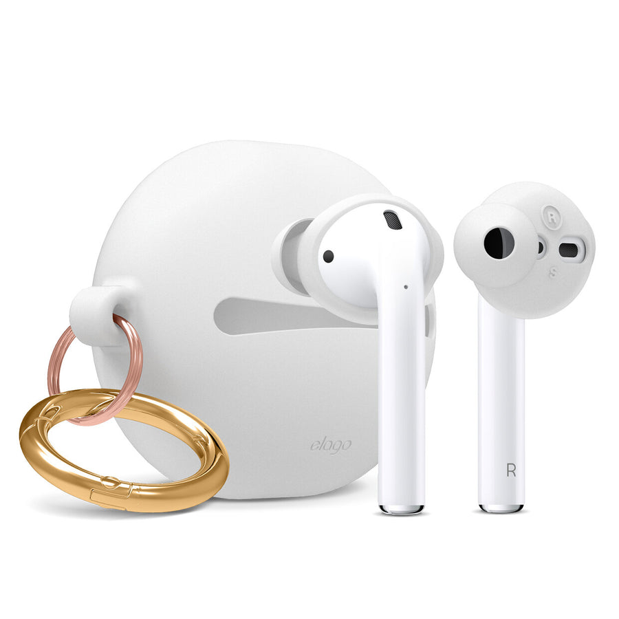 Earbuds Basic Cover with Carrying Pouch for AirPods 1 & 2