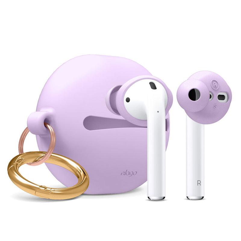 elago Upgraded AirPods Ear Hook Designed for Apple Airpods 1 & 2 and  AirPods Pro [ White ]