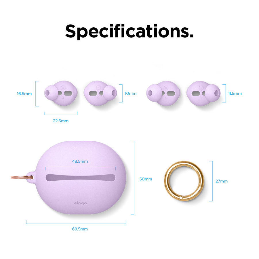 Earbuds Basic Cover with Carrying Pouch for AirPods 1 & 2