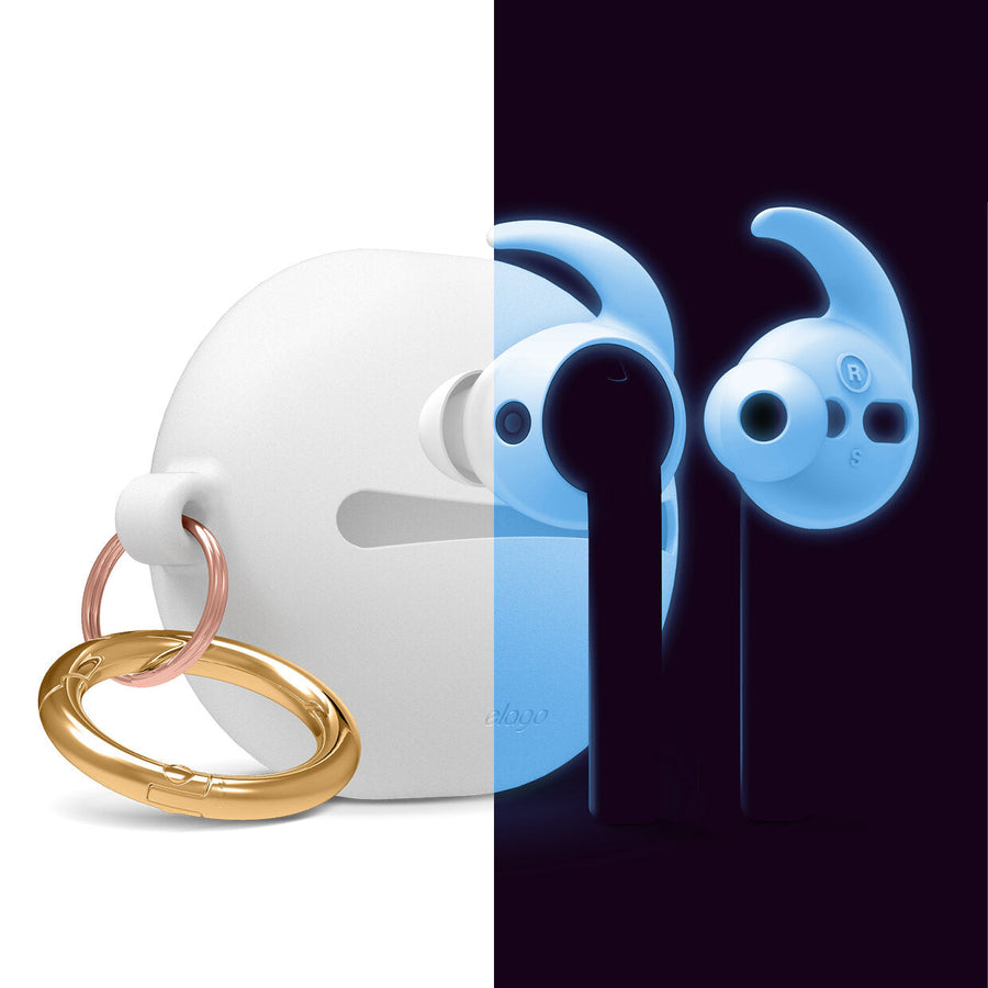 Earbuds Hook Cover with Carrying Pouch for AirPods 1 & 2