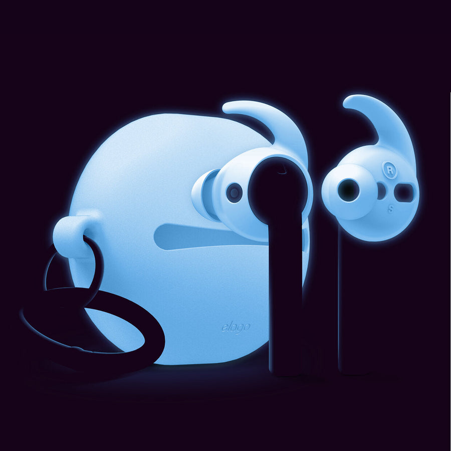 Earbuds Hook Cover with Carrying Pouch for AirPods 1 & 2