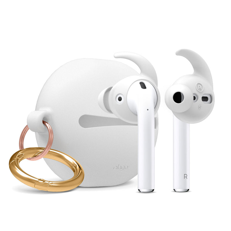 Earbuds Hook Cover with Carrying Pouch for AirPods 1 & 2