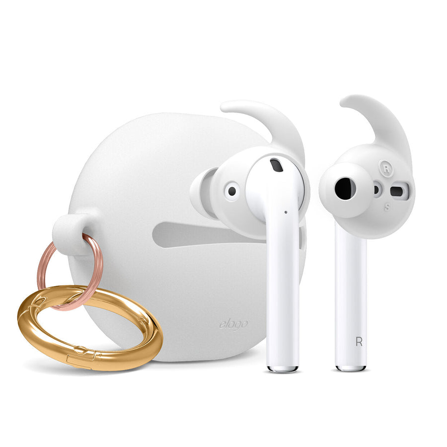 Earbuds Hook Cover with Carrying Pouch for AirPods 1 & 2