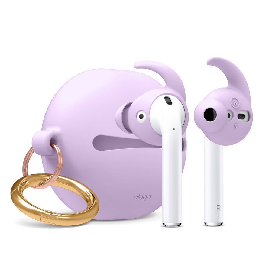 Earbuds Hook Cover with Carrying Pouch for AirPods 1 & 2