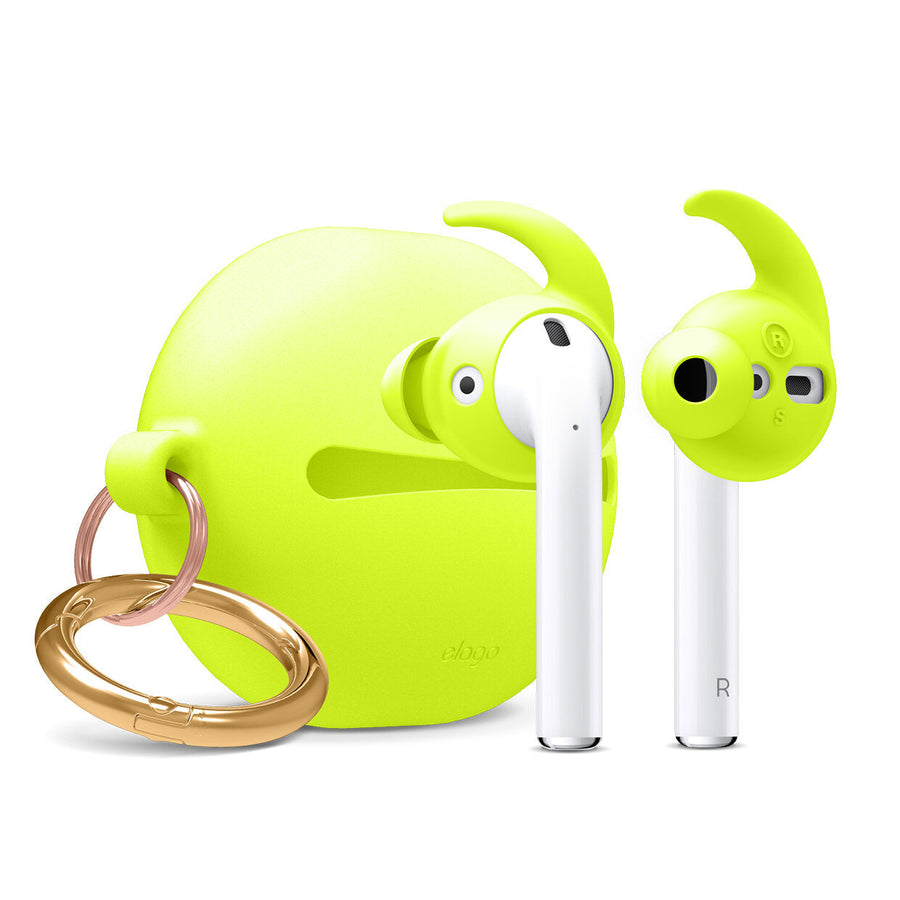 Earbuds Hook Cover with Carrying Pouch for AirPods 1 & 2