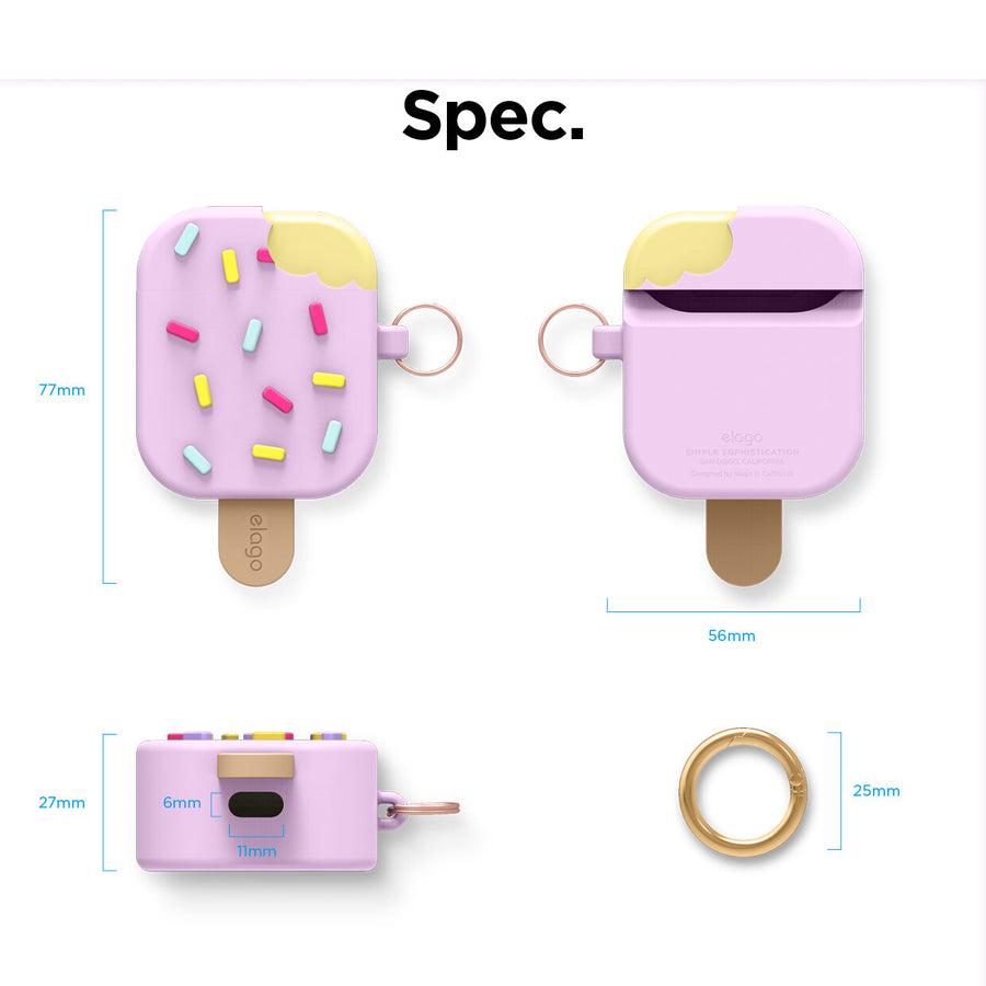 Ice Cream Case for AirPods 1 & 2