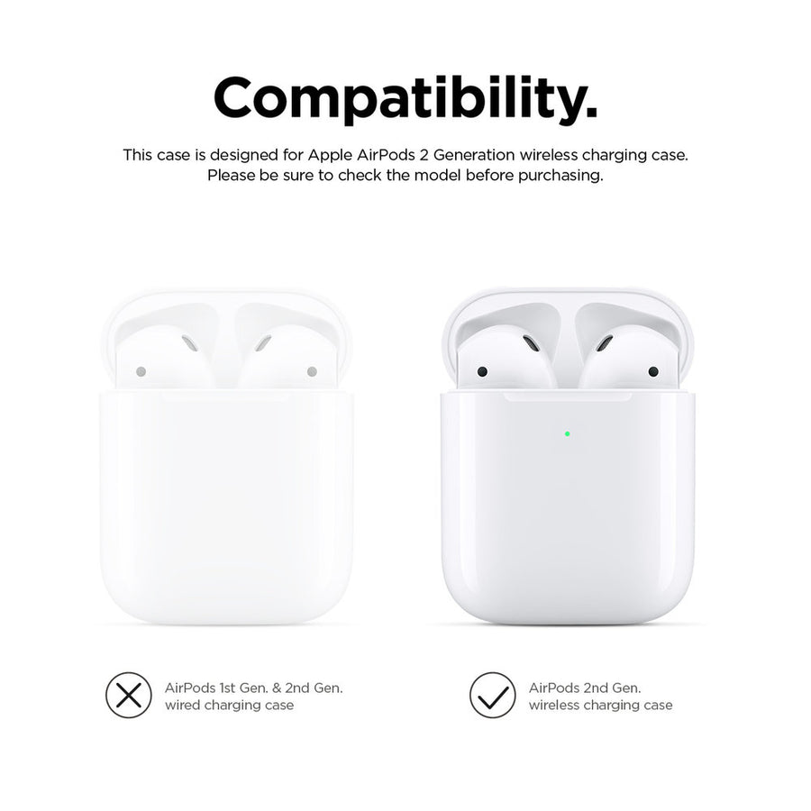 Duo Hang Wireless Charging Case for AirPods 1 & 2 [6 Styles]