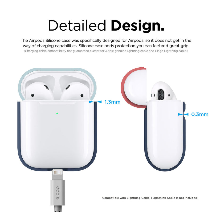 Duo Wireless Charging Case for AirPods 1 & 2 [6 Styles]