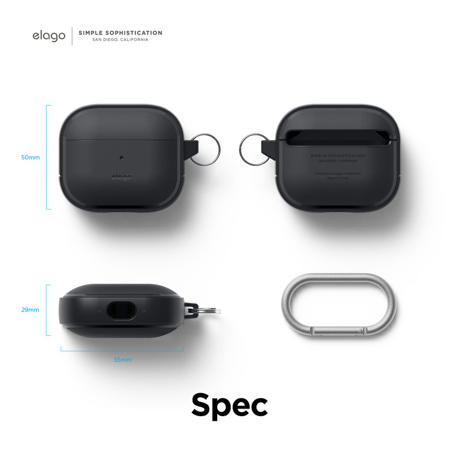 Minimalist Impact-Absorbing White Case for AirPods Limited Edition