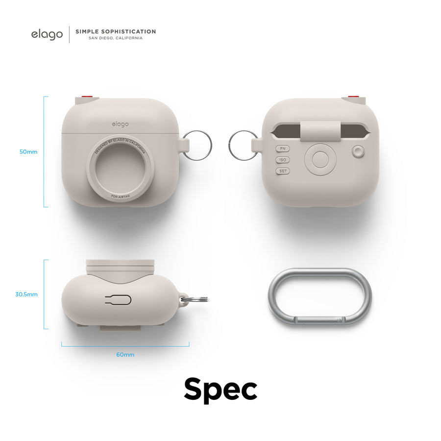 Snapshot Case for AirPods 3 & AirTag [4 Colors]