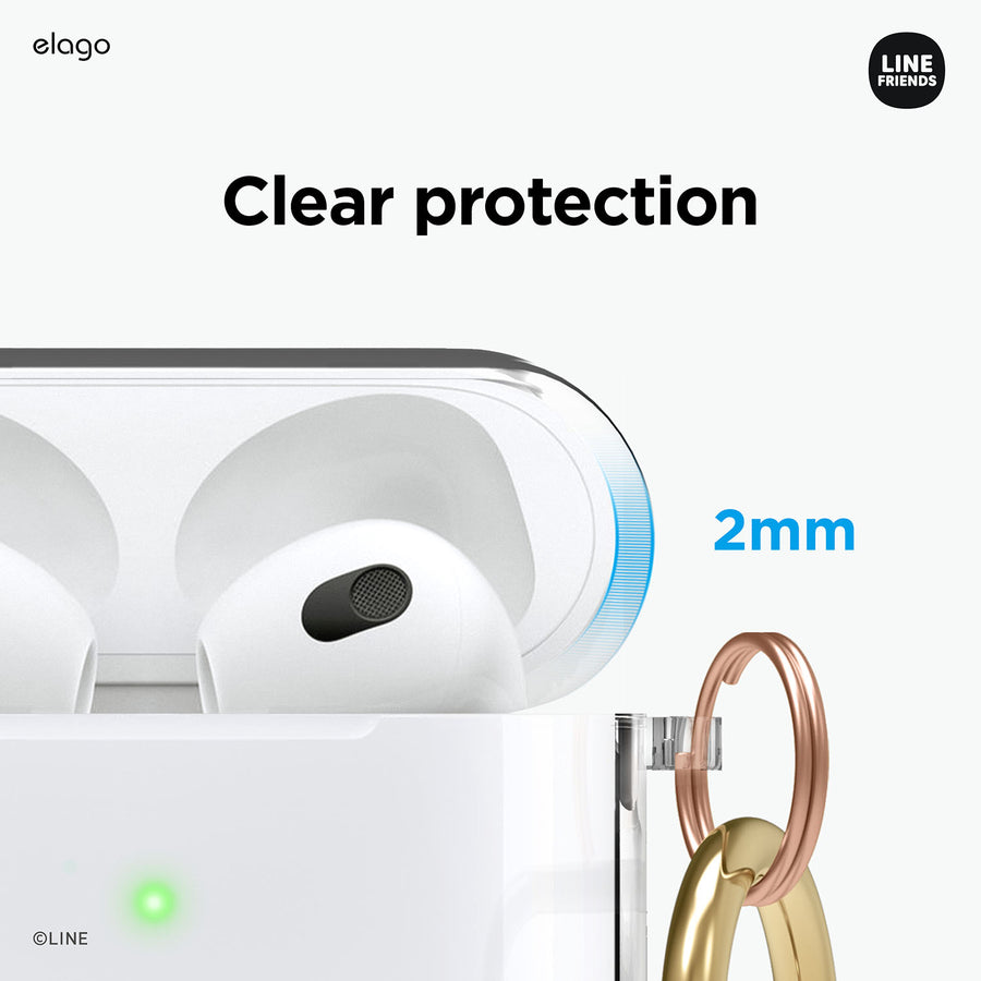 elago | B&F Collection minini case for AirPods 3 [2 Styles]