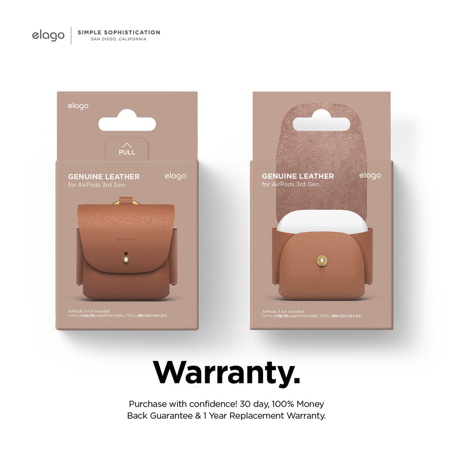Leather Case for AirPods 3 [2 Colors]