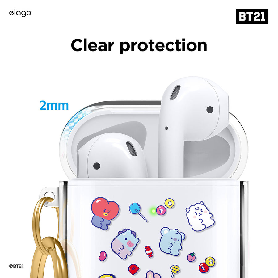 BT21 | elago Jelly Candy Case for AirPods 1 & 2 [8 Styles]