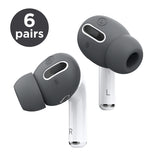 Earbuds Cover Plus with Integrated Tips [6 Pairs] [4 Colors]