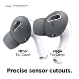 Earbuds Cover Plus with Integrated Tips [6 Pairs] [4 Colors]