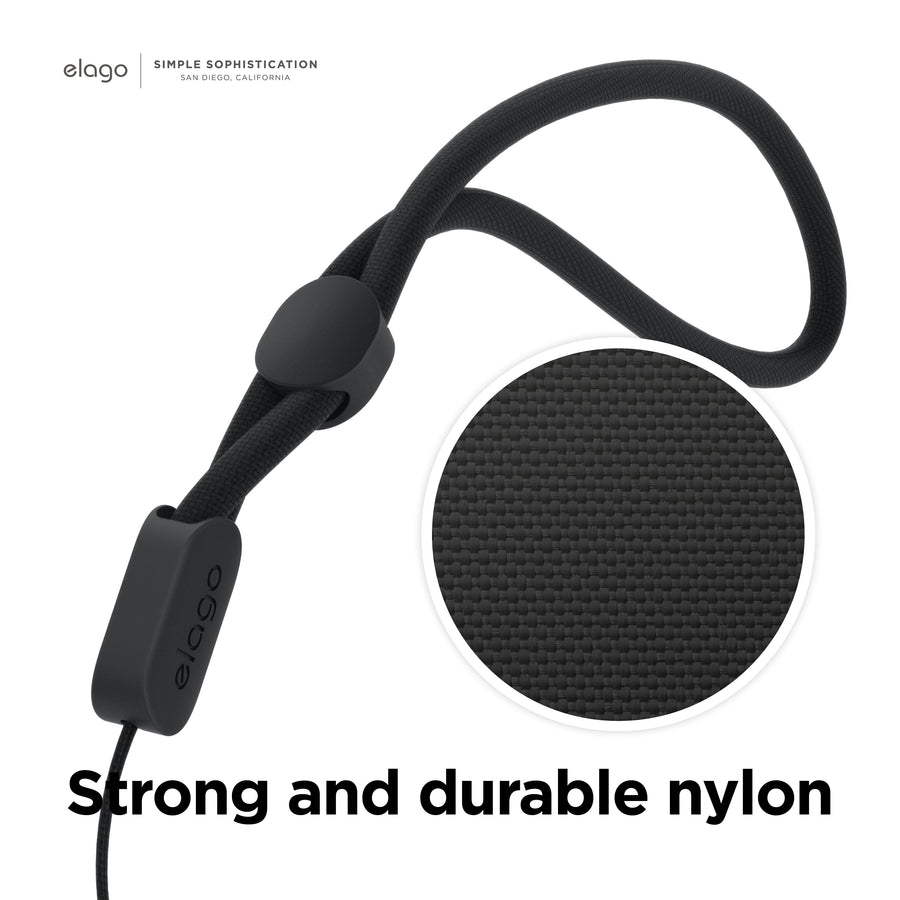 Clear Case with Nylon Lanyard for AirPods Pro 2