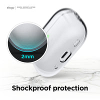  AhaStyle Clear Airpods Pro 2 Case (2023/2022) Soft TPU