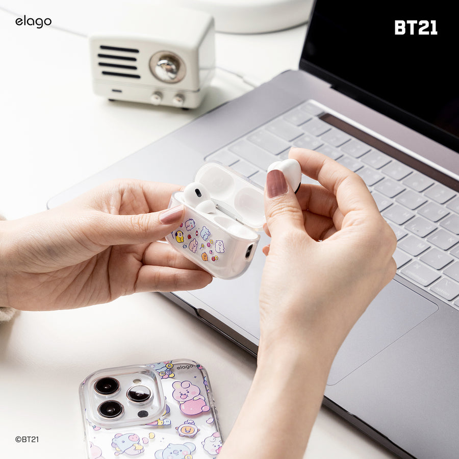 BT21 | elago Clear Case for AirPods Pro 2