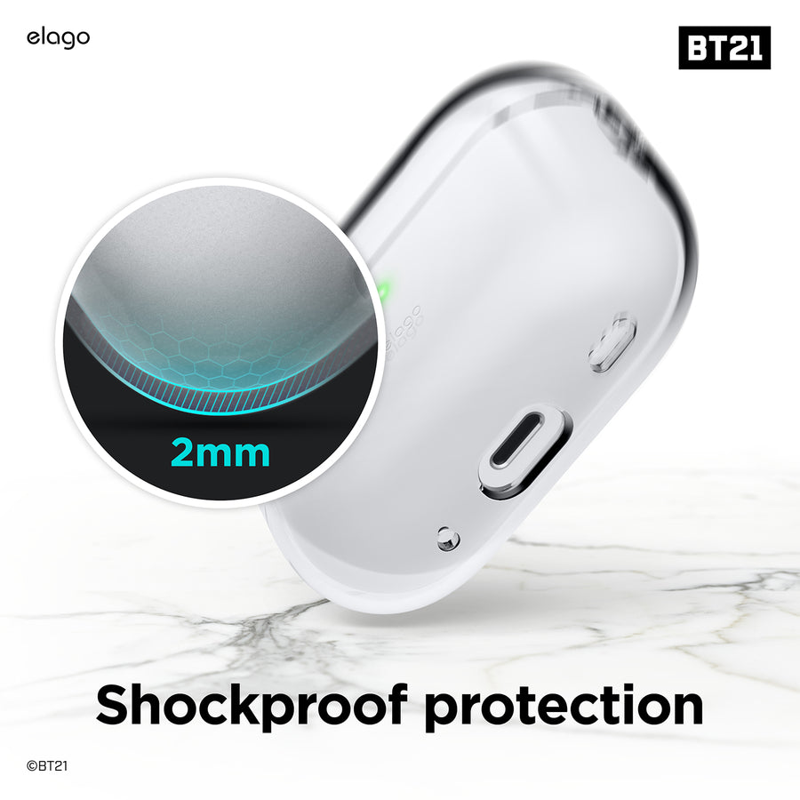 BT21 | elago Clear Case for AirPods Pro 2