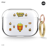 LINE FRIENDS | elago Burger Time Clear Case [4 Styles]