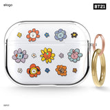 BT21 | elago Flower Clear Case for AirPods Pro [2 Styles]