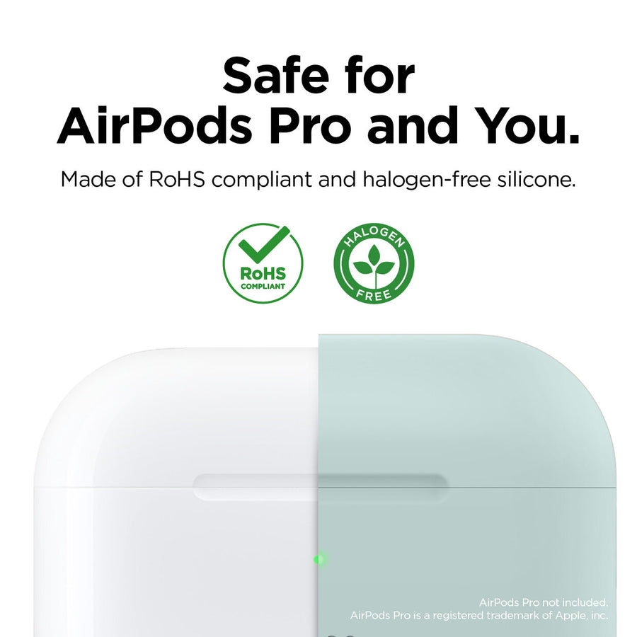 elago Öronkrokar kompatibla med AirPods Pro och kompatibla med AirPods 3,  2, 1 (Nightglow Blue) [US patent registrerad]