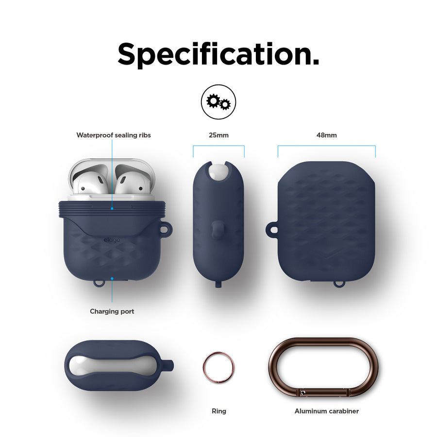 Waterproof Hang Active Case for AirPods 1 & 2