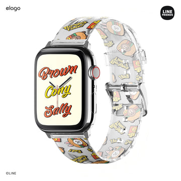 LINE FRIENDS | elago Burger Time Strap for Apple Watch [4 Styles] [2 Sizes]