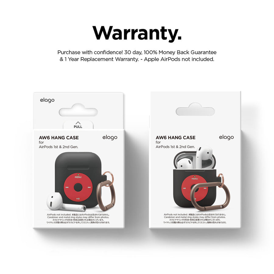 AW6 Hang Case for AirPods 1 & 2
