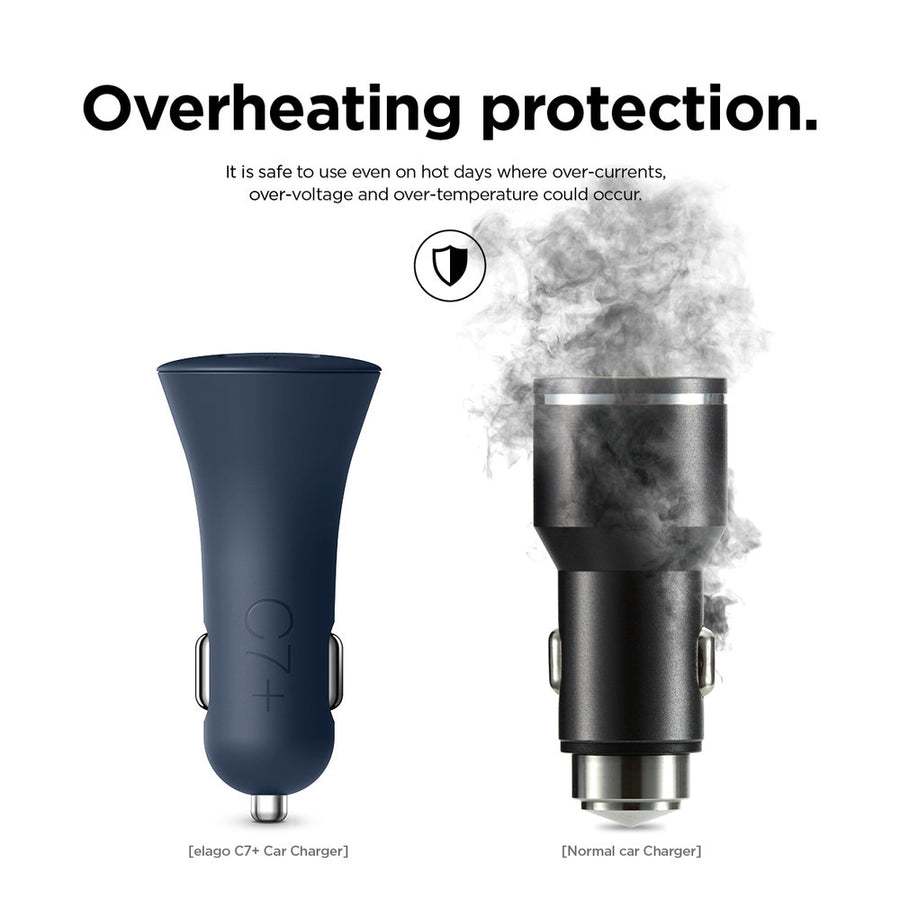 C7+ Dual Car Charger (Quick Charge 3.0 Technology)