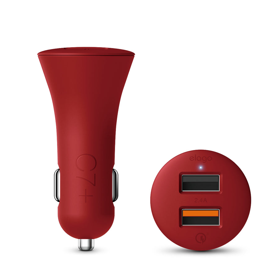 C7+ Dual Car Charger (Quick Charge 3.0 Technology)