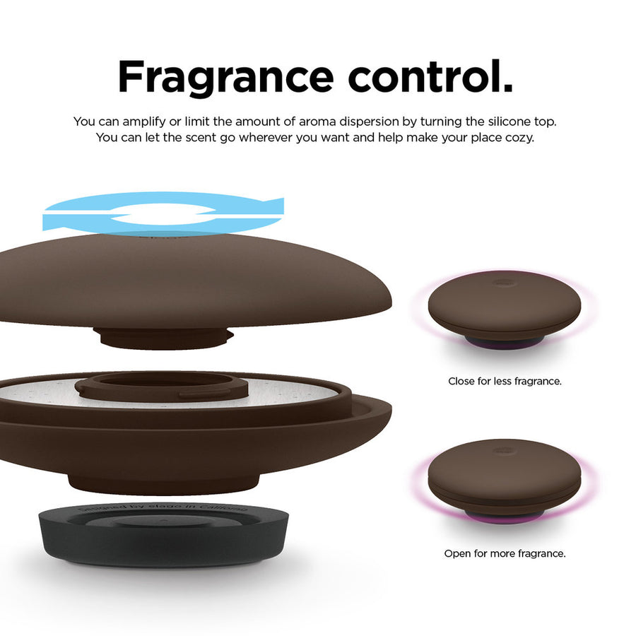 Ellipse Silicone Diffuser - Dark Brown [4 Scents]