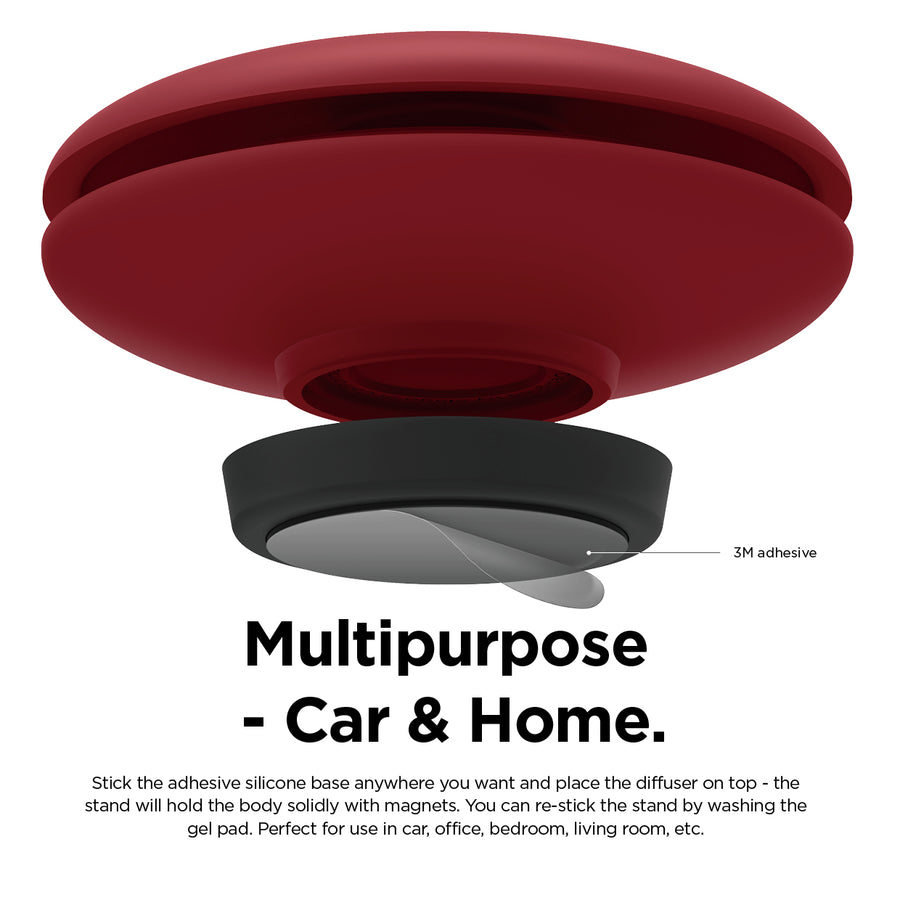 Ellipse Silicone Diffuser - Red [4 Scents]