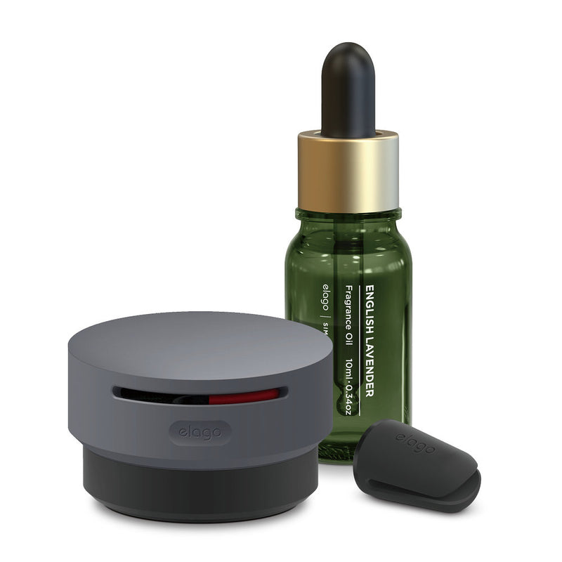 Silicone Diffuser - Dark Grey [4 Scents]