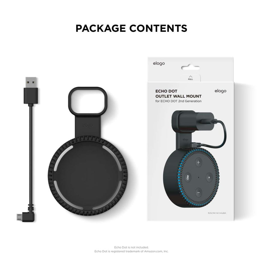 Outlet Wall Mount for Echo Dot 2nd Gen [2 Colors]