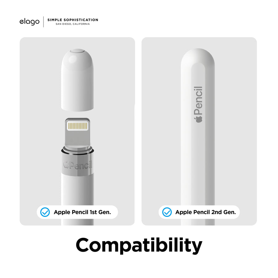 Metal Pencil Replacement Tips for Apple Pencil 1st, 2nd Gen [2 Pack]