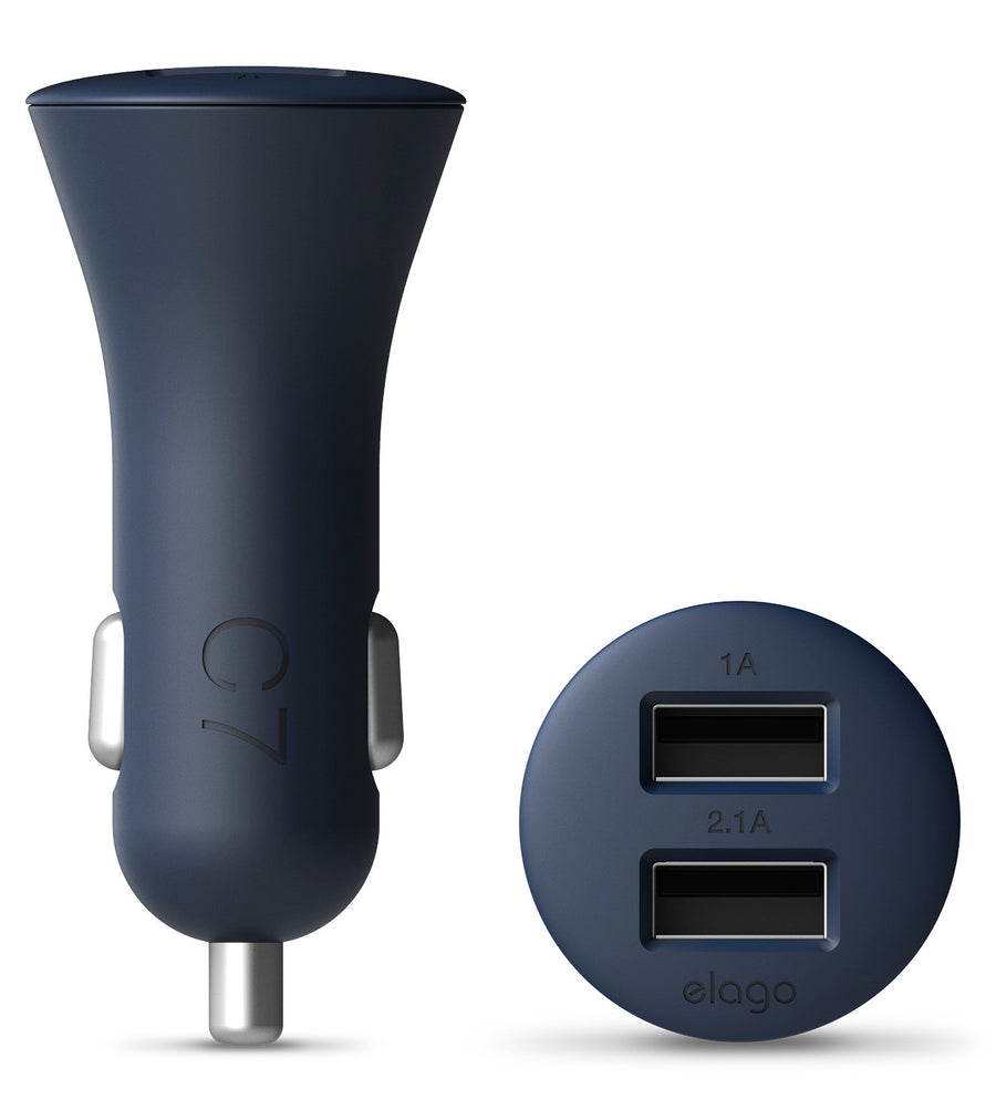 C7 3.1 Amp (2.1 Amp + 1.0 Amp) Dual USB Car Charger