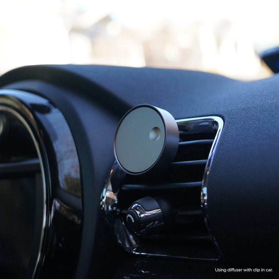 Aluminum Diffuser - Top: Black/Bottom: Black [4 Scents]