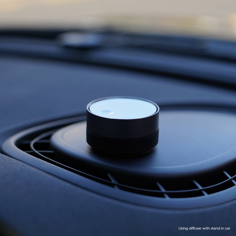 Aluminum Diffuser - Top: Black/Bottom: Black [4 Scents]