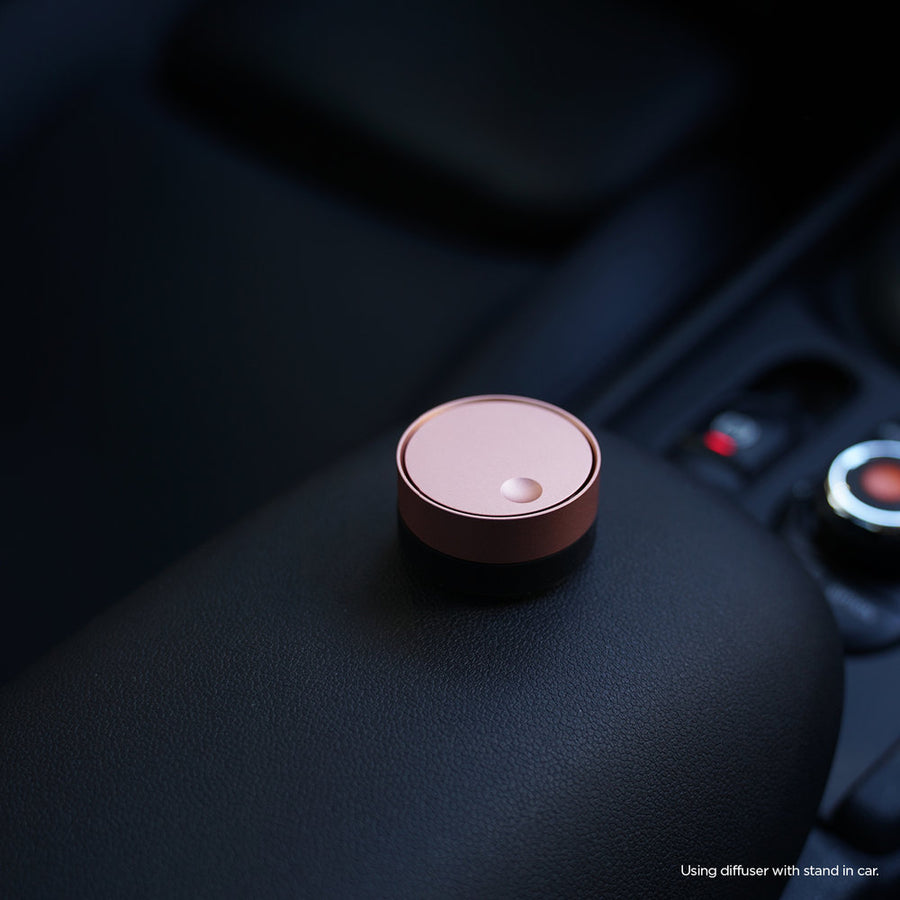 Aluminum Diffuser - Top: Black/Bottom: Black [4 Scents]